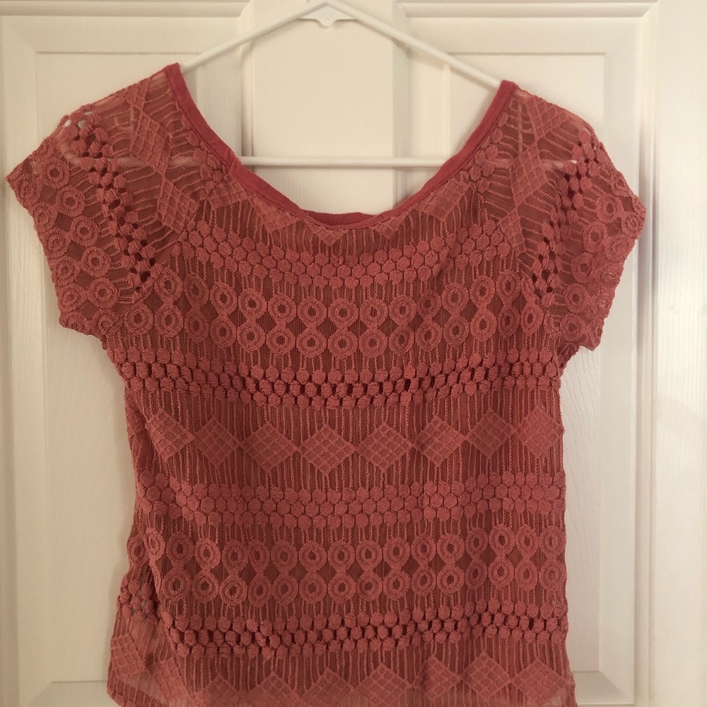 Lacey Pink Shirt